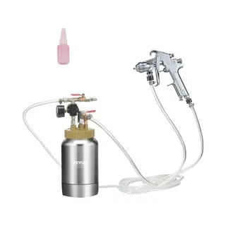 Vevor Druktank Verftank Spray Paint Drukpot 2L Druktank 45psi Spuitpistool Verftank Φ38.5 X 12.6c Spray Paint Drukpot Tank Verfcontainer