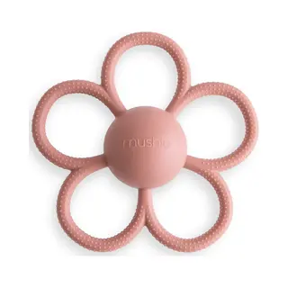 Bijtring / Rammelaar Mushie Daisy Blush