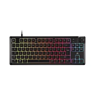 Corsair K55 Core Tkl Rgb Keyboard Gaming Usb Qwerty Uk English Black