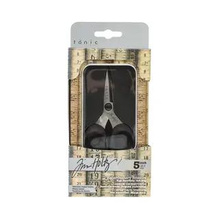Tim Holtz Haberdashery Hobbyschaar - Titanium Gecoate Messen - Zwart - 12, 3cm