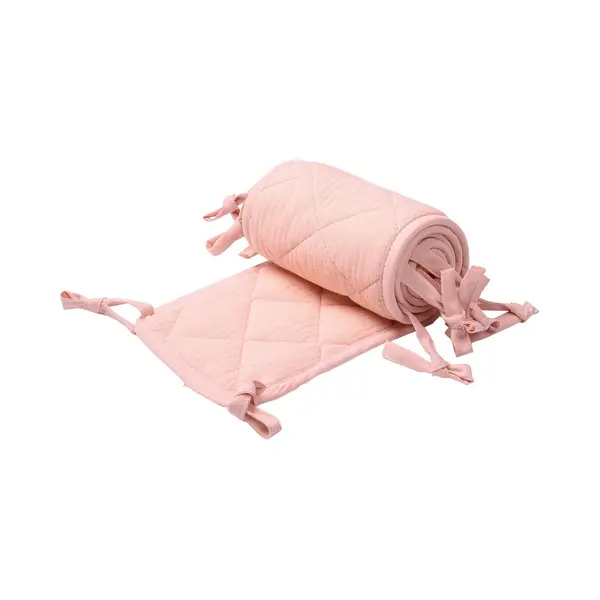 Bedbumper - 1 Stuk - Zachte, Bijtvaste, Verdikte Bedhekbekleding - Veilige En Bijtvaste Beschermhoes - Babyveiligheidshoekbeschermer - 15*120 Cm - thumbnail