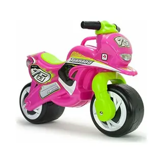 Injusa - Tundra Tornado Ride-On Pink Colour Recommended For Children +18 Months With Permanent And Waterproof Decoration Wide Plastic Wheels And