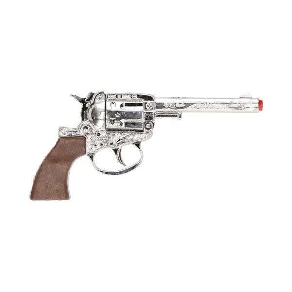 Gonher Cowboy Revolver - Metaal Pistool Voor 100 Schots Plaffertjes thumbnail