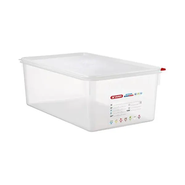 Araven 03038 Lebensmittelaufbewahrungsbehälter Rechteckiger Spender 27,5 L Transparent 1 Stück thumbnail
