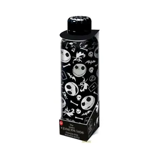 Stor Jack Skellington Stainless Steel Insulated Bottle 515ml - The Nightmare Before Christmas Design - Premium, Leak-Proof, And Double-Walled For Hot Or