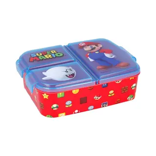Stor Bundelproduct Euromic Compatibel - Super Mario Broodtrommel Met Vakken (21420)