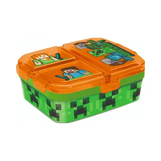 Stor Minecraft, Lunchbox Met 3 Extra Vakken