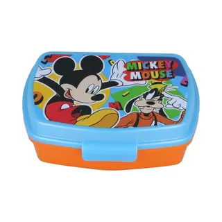 Broodtrommel Mickey Mouse Happy Smiles Plastic Rood Blauw (17 X 5.6 X 13.3 Cm)