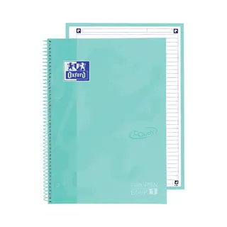 Oxford 400138326 Schreibheft A4+ 80 Blätter Mintfarbe