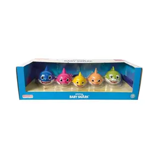 Comansi Baby Shark Speelgoed - Speelfiguren Set Voor In Bad - Opa, Oma, Papa, Mama