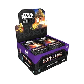 Asmodee - Ffg - Star Wars, Unlimited Trading Card Game - Secrets Of Power - Booster Display (24 Booster Packs) - Tcg Für Kinder Und Erwachsene,