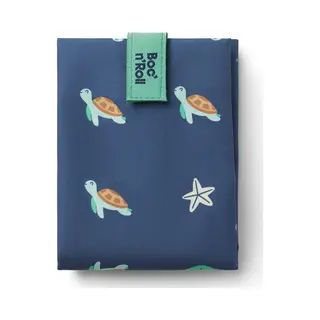 Roll'eat Boc’n’Roll Animals Turtle Katoen Marineblauw