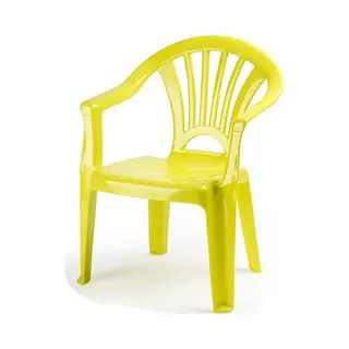 Plasticforte Kinderstoel - Kunststof - Lime Groen - 35 X 28 X 50 Cm - Tuin/camping/slaapkamer