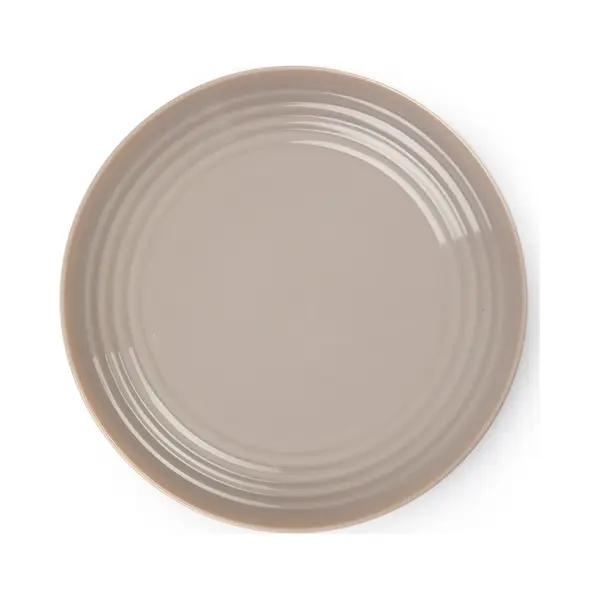 PlasticForte Rond Bord/camping Bord - D22 Cm - Beige - Kunststof thumbnail
