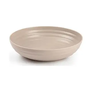 Plasticforte Kommetjes/schaaltjes - Dessert/ontbijt - Kunststof - D22 X 5.5 Cm - Taupe
