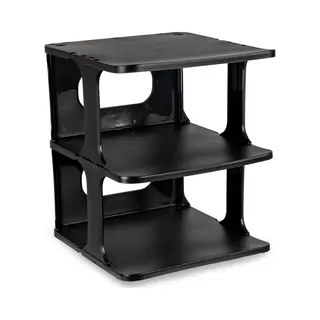 Plasticforte Schoenenrek Verticaal - Stapelbaar - Zwart - Kunststof - 26 X 25 X 30 Cm - Voor 3x Paar Schoenen - Ruimtebesparend/opbergruimte