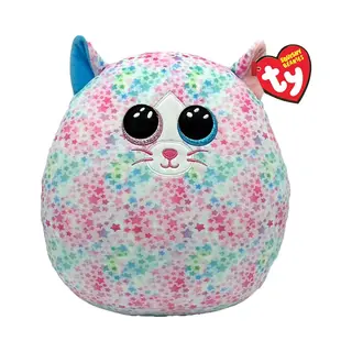 Ty Emma Katze Squish A Boo 10 Zoll - Squishy Beanies Für Kinder, Weiche Babyspielzeuge Aus Plüsch - Sammlerfreundliche Kuschelige Teddybären