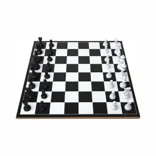 Atosa Reisspellen/bordspellen 2-in-1 Set Van Schaken En Erger Je Niet 35 X 30 Cm