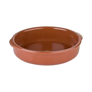 Regas Ovenschalen Terracotta - 4x Stuks - D17 X H9 Cm Van Aardewerk - 300ml - Tapas Schalen