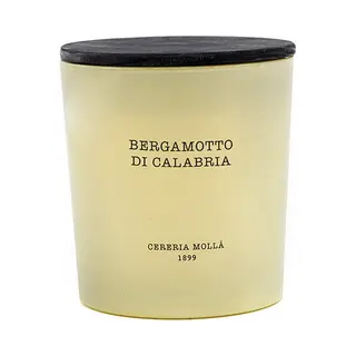 Cereria Mollà 1899 - Bergamotto Di Calabria - Geurkaars Xl Met 3 Lonten - 600 Gram - 80 Branduren