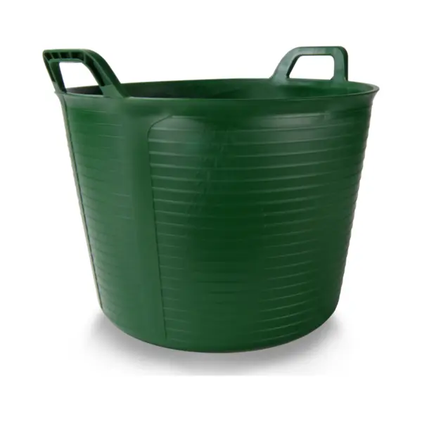Rubi Flexibele Kuip (40L) Donkergroen - Flexibele Wasmand - Multifunctionele Emmer thumbnail