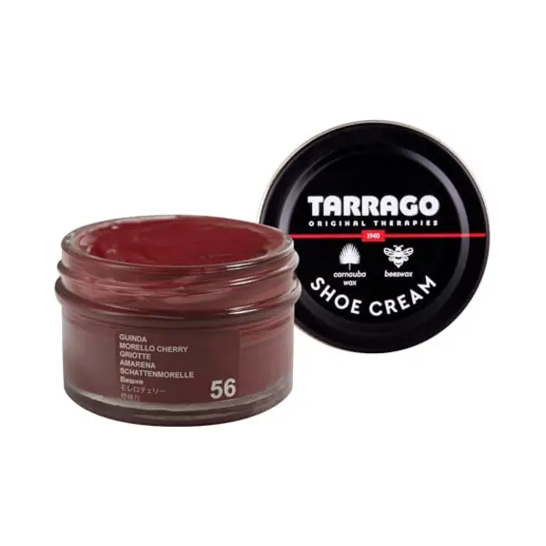 Tarrago Shoe Cream - Premium Shoe Polish For Ultimate Leather Nourishment, Shine And Protection For Leather And Synthetic Leather Shoes, Footwear, thumbnail