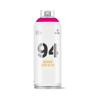 Montana Colors MTN94 Fluoriserend Roze Spuitverf - 400ml Lage Druk En Matte Afwerking