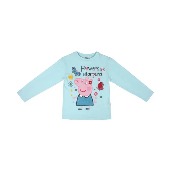 Peppa Pig - Longsleeve - Meisje - Mint Groen thumbnail