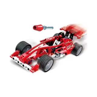 Imaginarium Formule 1 Bouwpakket - Racewagen Rood - Met Pull Back Aandrijving - 144 Onderdelen