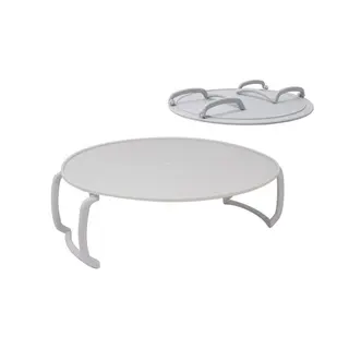 Concorde Magnetrondeksel/verhoger - Multifunctioneel - 3 In 1 - Kunststof - D24 X H3 Cm