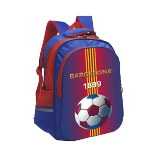 Grupo Moya Rucksack 3D Auswahl Barcelona 1889, 35 X 30 X 15 Cm, 2 Fächer Und 2 Seitliche Netztaschen, Blau (Blaugrana), M
