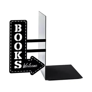 Trendform Bookshop boekenstandaard Zwart Metaal