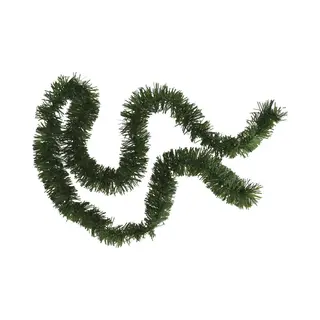 Gerimport Kerstslinger - Glitter Groen - Folie - 180 X 7 Cm - Kerstboom Versiering/guirlandes