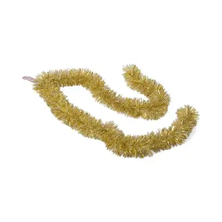 Gerimport Kerstboomslingers - Goud / Sneeuw - Folie - 180 X 7 Cm - Kerstboom Versiering/guirlandes