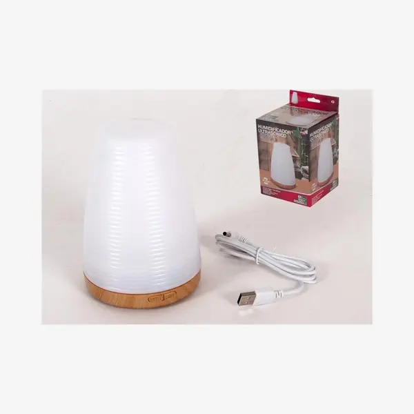 Gerimport Ultrasone Luchtbevochtiger - Led Verlichting - Inclusief Timer thumbnail