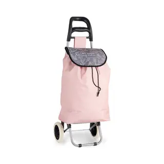 Arte Regal Boodschappen Trolley - 33 L - Roze - 35x95 Cm - Met Wielen