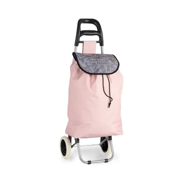 Arte Regal Boodschappen Trolley - 33 L - Roze - 35x95 Cm - Met Wielen thumbnail
