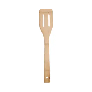 Kinvara Kook/keuken Gerei - Bakspatel - Bruin - Bamboe Hout - 34 Cm