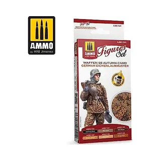 Ammo by Mig Jimenez Waffen Ss Autumn Camo. German Einchenlaubmuster Figures Set