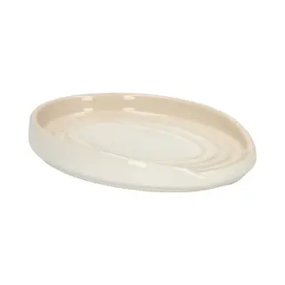 Le Creuset Stoneware Oval Spoon Rest, Meringue