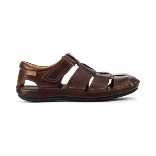 Pikolinos For Man. 06J-5433 Sandal Tarifa 06J Dark Brown (45), Leather, Velcro, Casual, Classic thumbnail