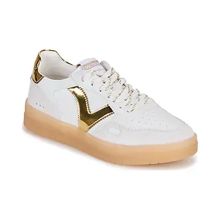 Women’s Leather And Suede Effect Trainers Victoria Seúl