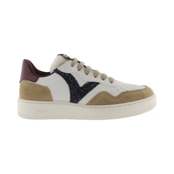 Sneaker Mit Geprägtem Leder Und Glitzer Für Damen Victoria Madrid thumbnail