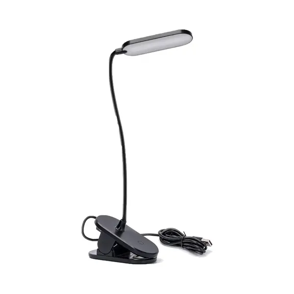 Aigostar 10A50 - Bureaulamp Led - Dimbaar - 3 Lichtstanden - Daglichtlamp - Verstelbare Leeslamp - Nachtlamp - 4000K - Zwart thumbnail