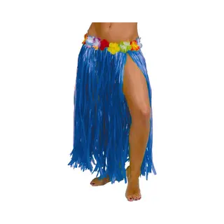 Fiestas Guirca Verkleedrok Hawaiian Dames 75 Cm Blauw One-size