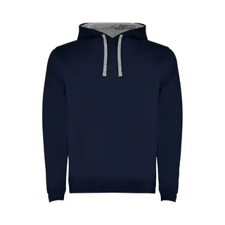Roly Men´s Urban Hooded Sweatshirt RY1067 - Navy Blue 55/Heather Grey 58 - M
