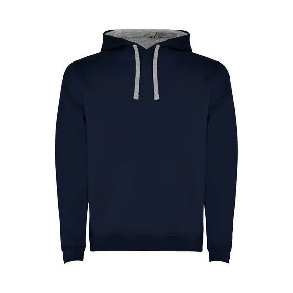 Roly Men´s Urban Hooded Sweatshirt RY1067 - Navy Blue 55/Heather Grey 58 - M thumbnail
