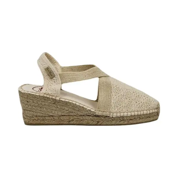 Toni Pons Terra Ad Espadrilles Beige Textiel - Dames - Maat 40 thumbnail