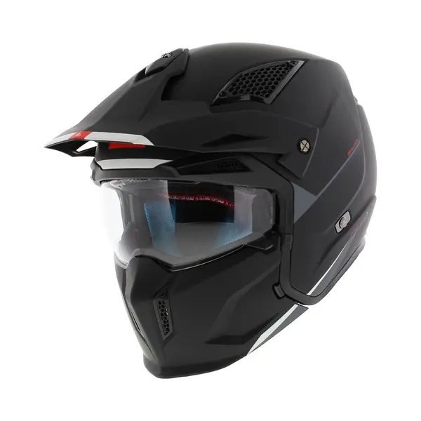 Mt Helmets Helmet Mt TR902XSV Streetfighter Sv Solid A1 Schwarz Matte GrÖßE L thumbnail