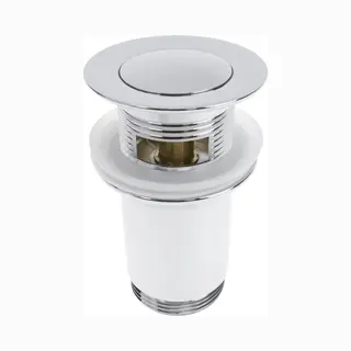 PrimeMatik - 9 Cm Aftapkraan. Stekker Voor Wastafel En Universele Badkamer G1-1 / 4 Chroom